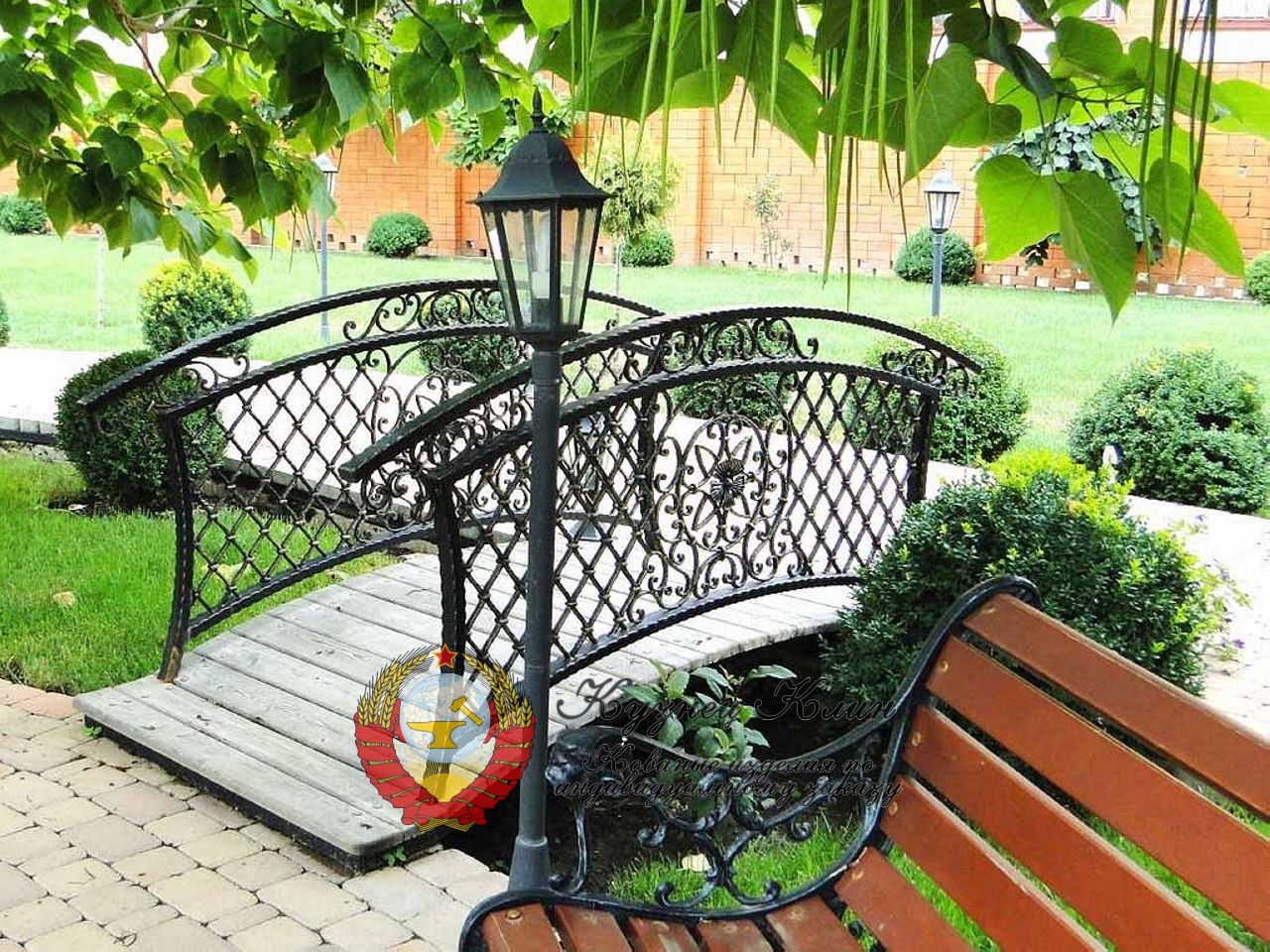 Кованый мостик классический