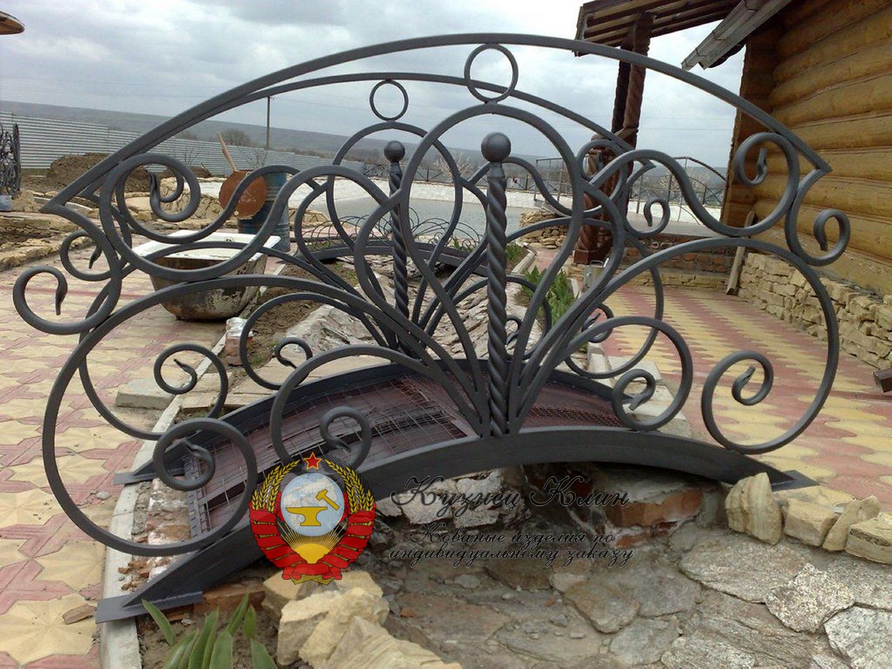 Кованый мостик