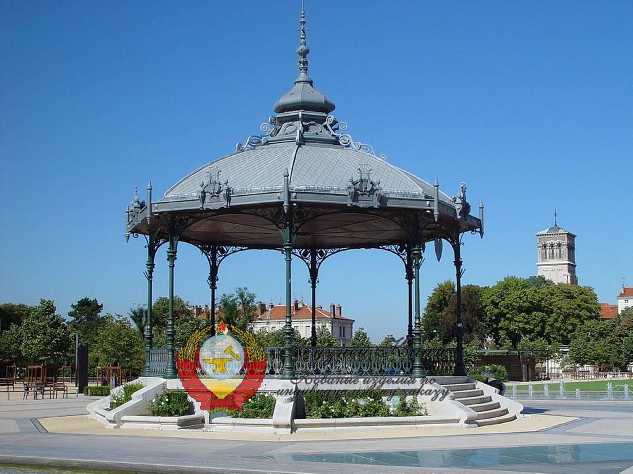 Кованая беседка Италия