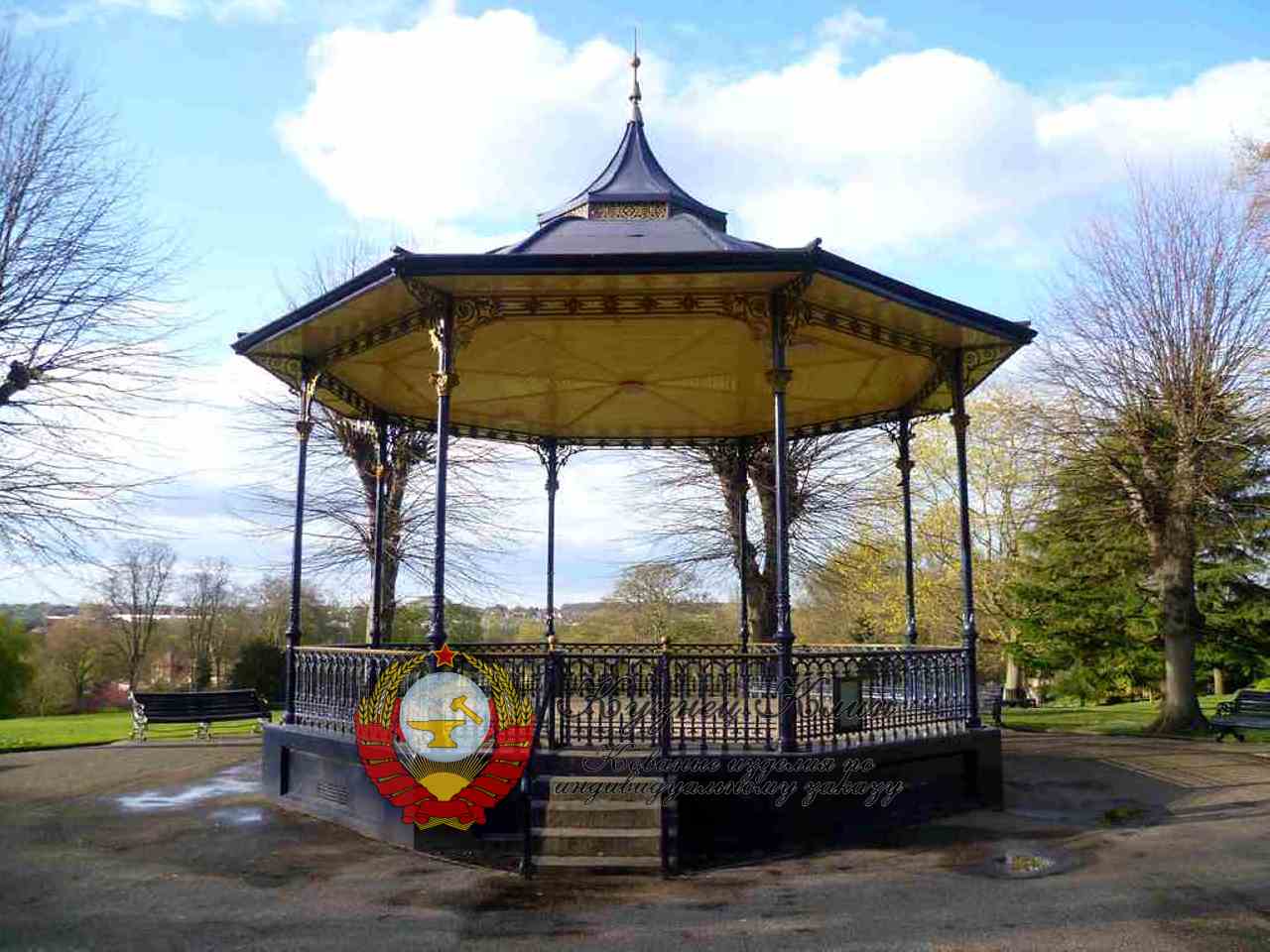 Кованая танцевальная площадка