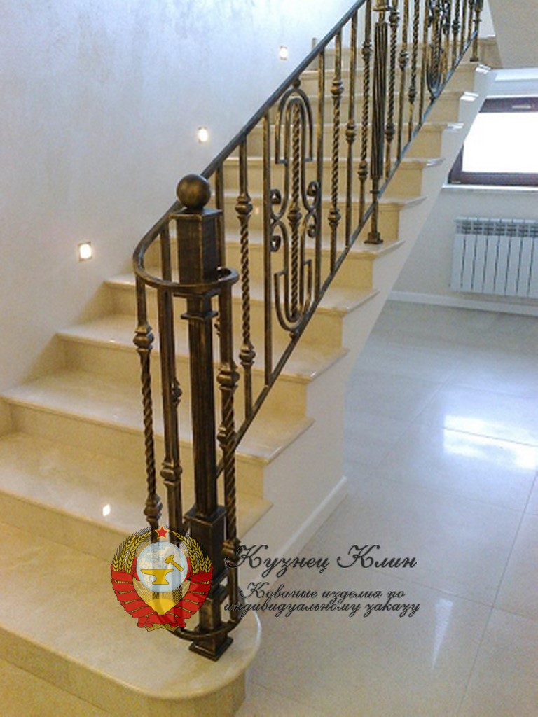 Классический столб на выносную ступень