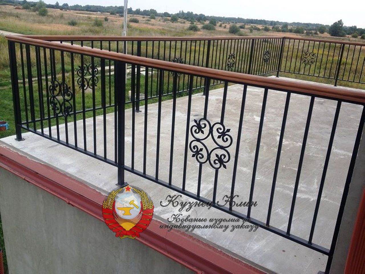 Простые прямые перила