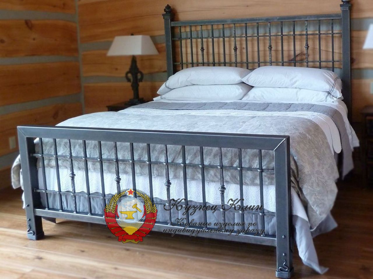 Кровать лофт сварная