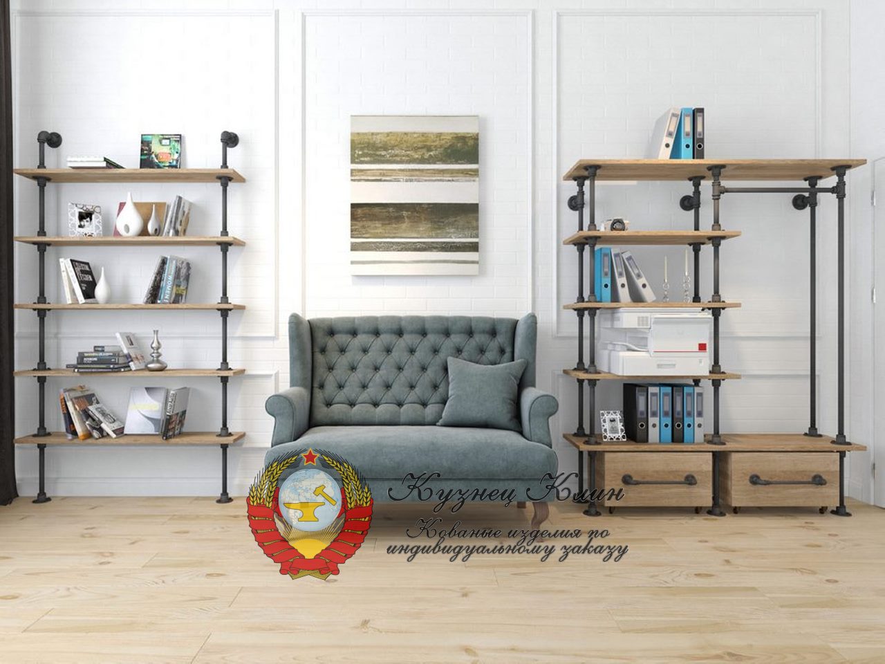 Лофт тумбы сборные