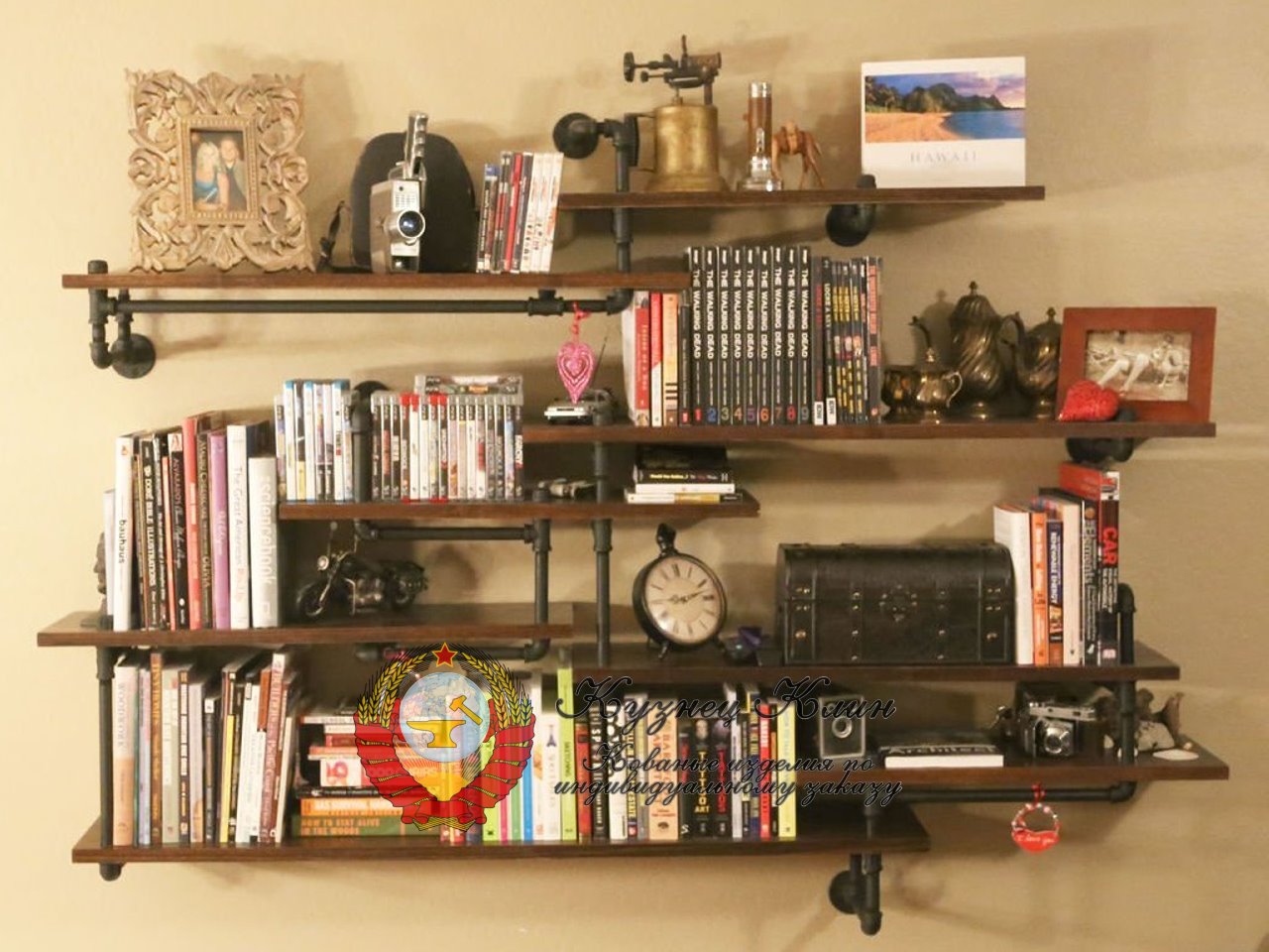 Полочка ярусная лофт