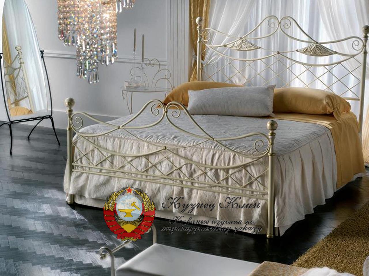 Кованая кровать Италия 2