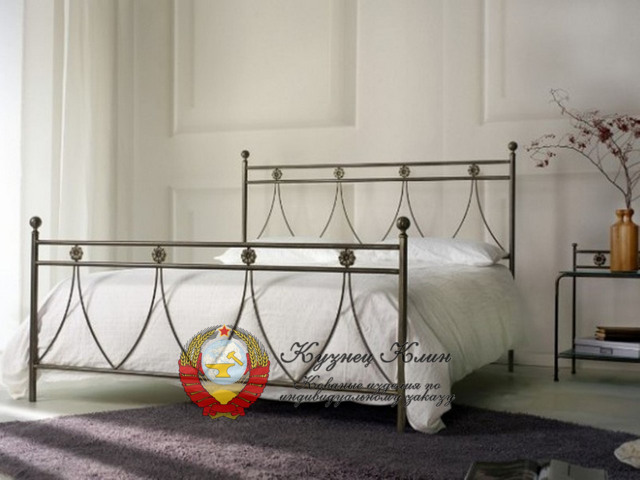 Кованая кровать Италия 3