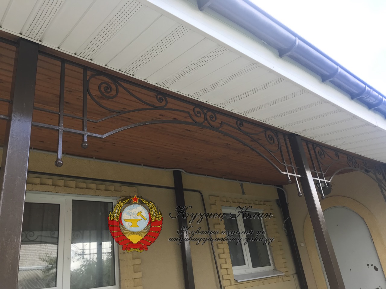 г. ДОМОДЕДОВО КОВАНАЯ ОПОРА НАВЕСА