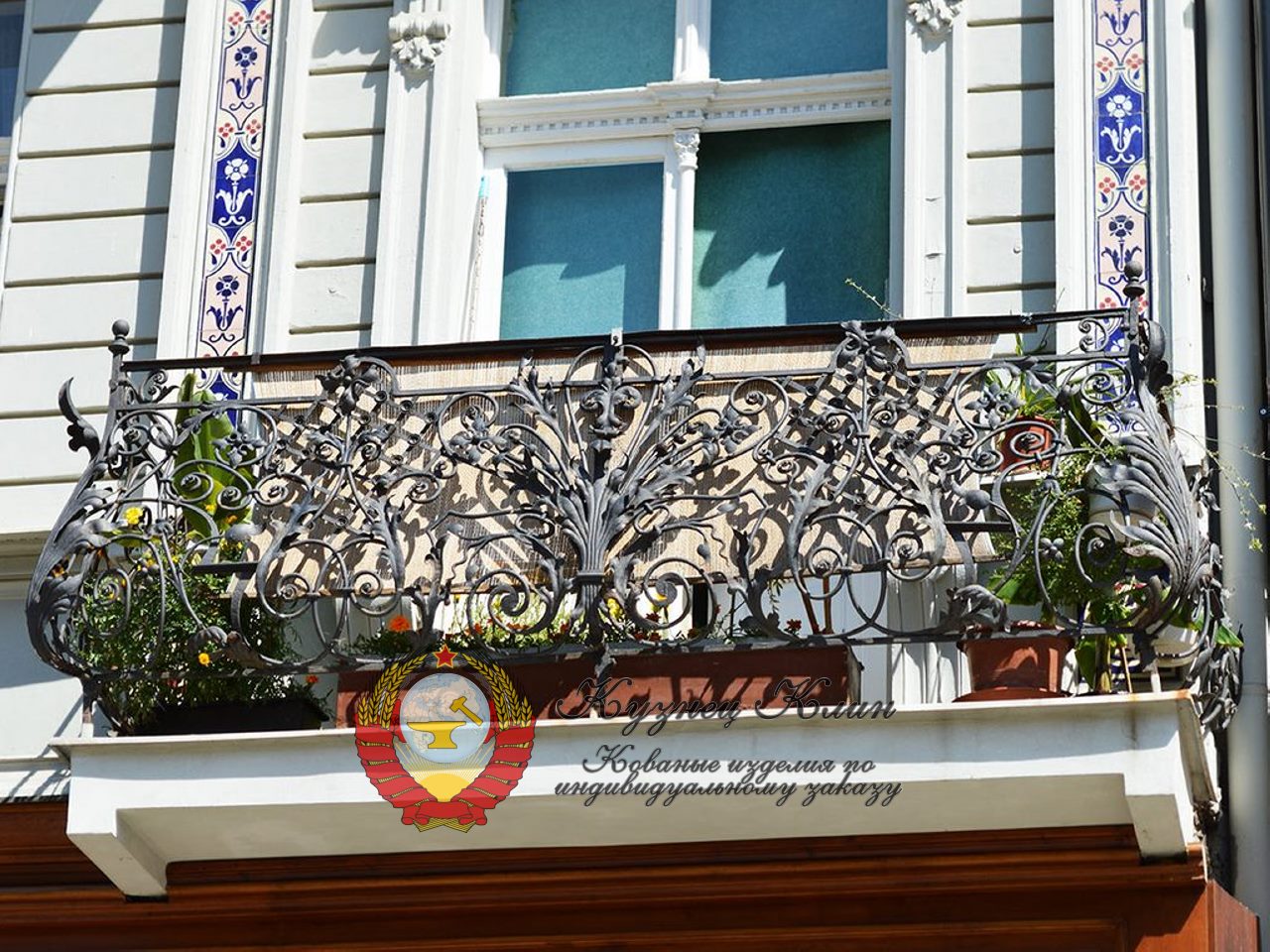 Кованое ограждение италия