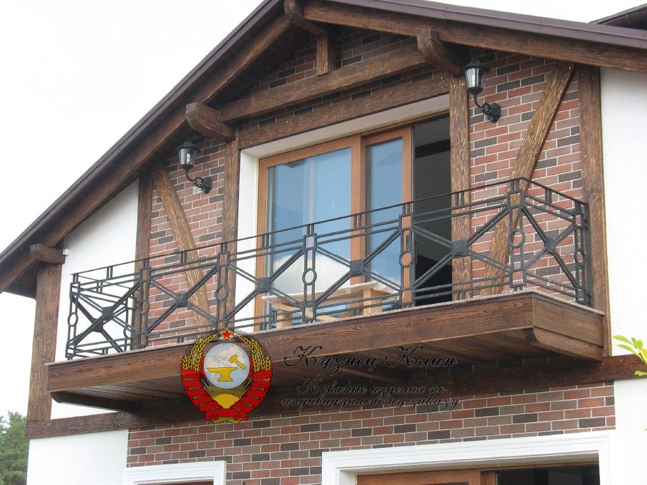 Кованое ограждение работы дизайнера