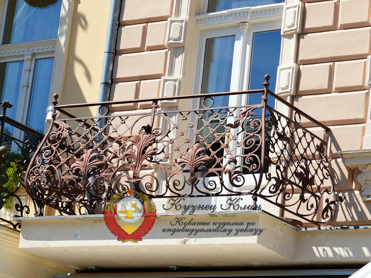 Кованый балкон Италия