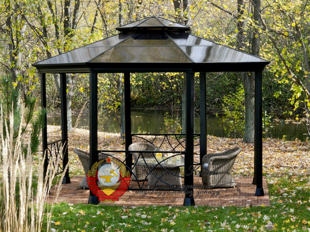 Кованоая беседка чайная