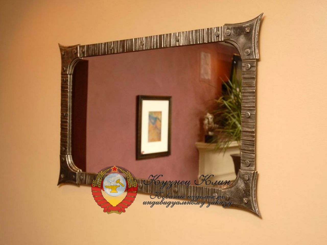 Кованое зеркало греция