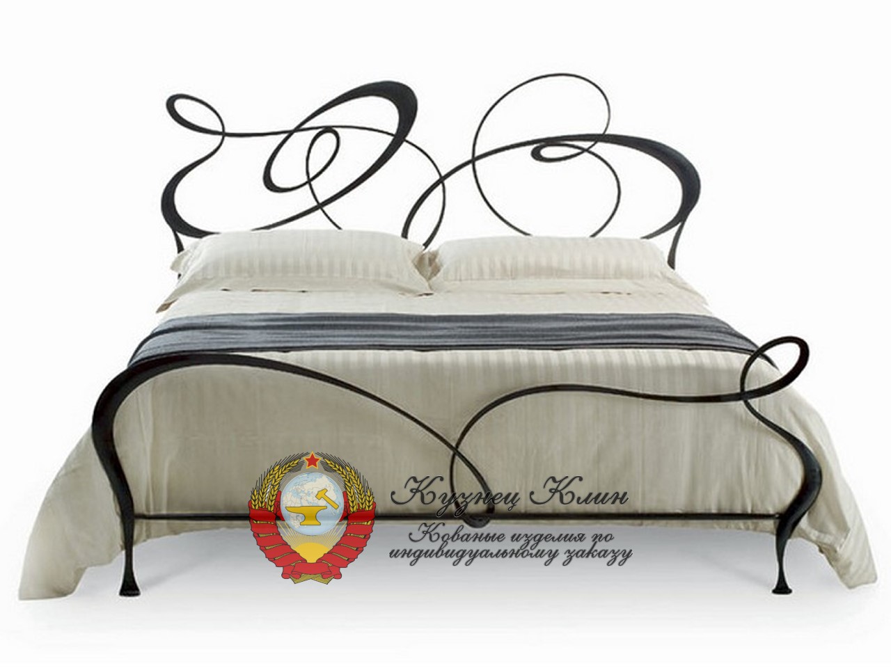 Кованая кровать рисунок