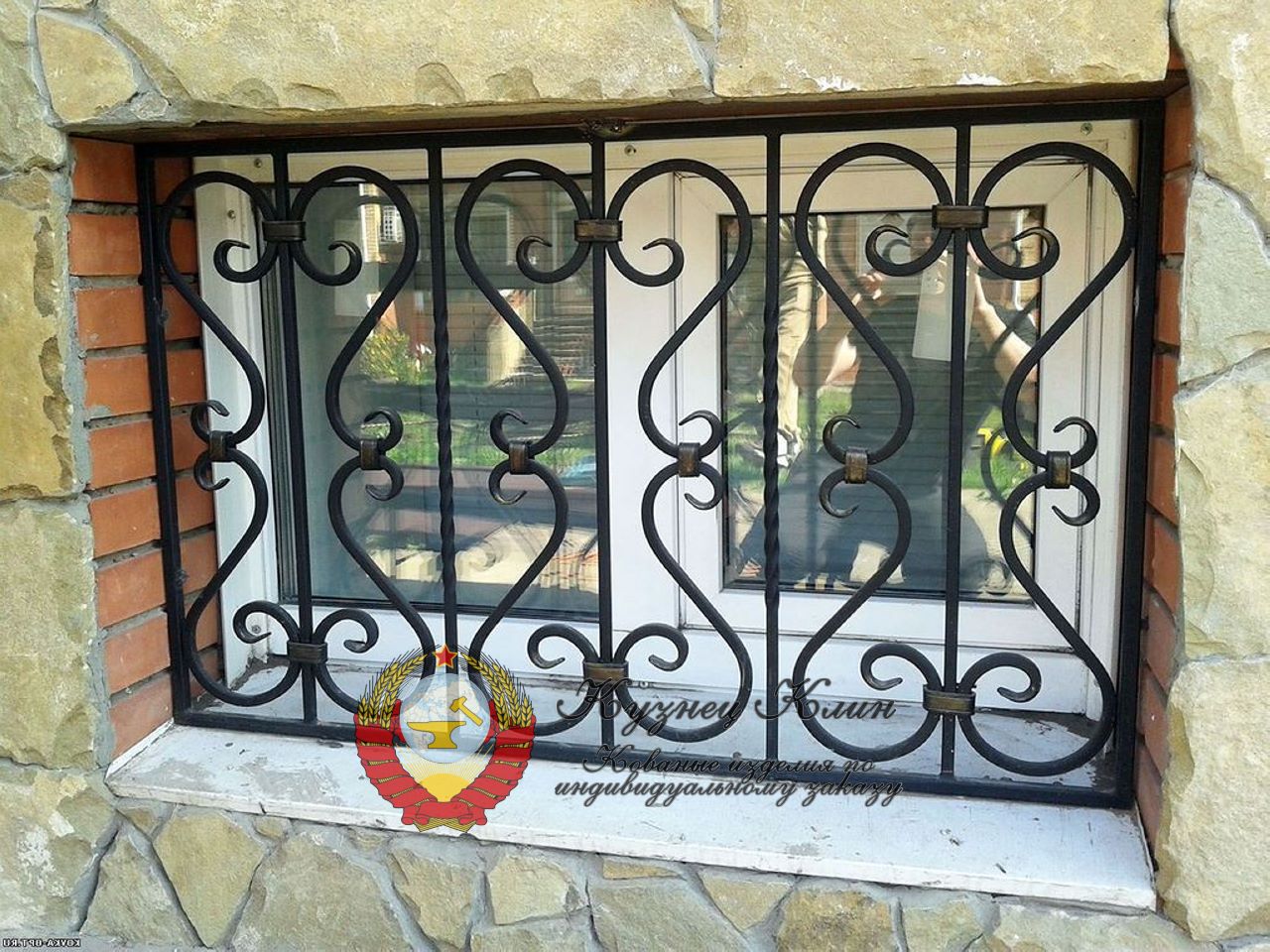 Кованая решетка малая простая