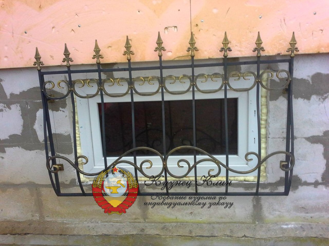 Кованая решетка простая