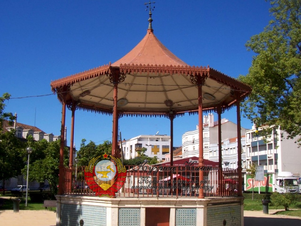 Беседка кованая с фундаментом